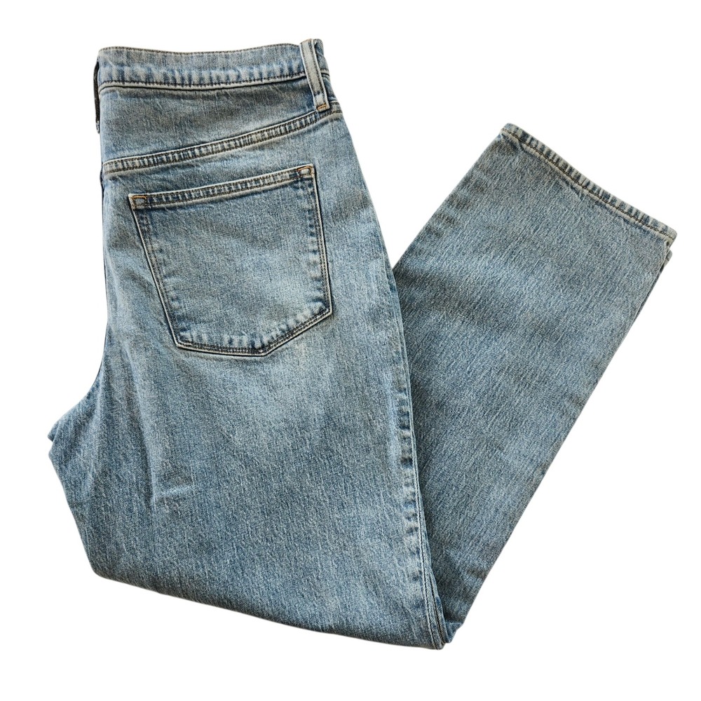 J.Crew Relaxed Boyfriend Jeans Womens 29 Light Wash Distressed High Rise Denim